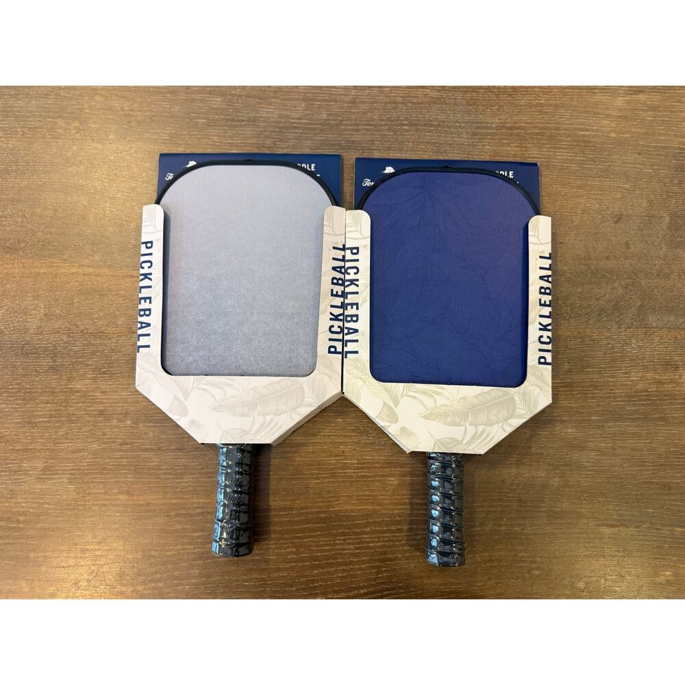 New Tommy Bahama Set of 2 Pickleball Paddles NIP